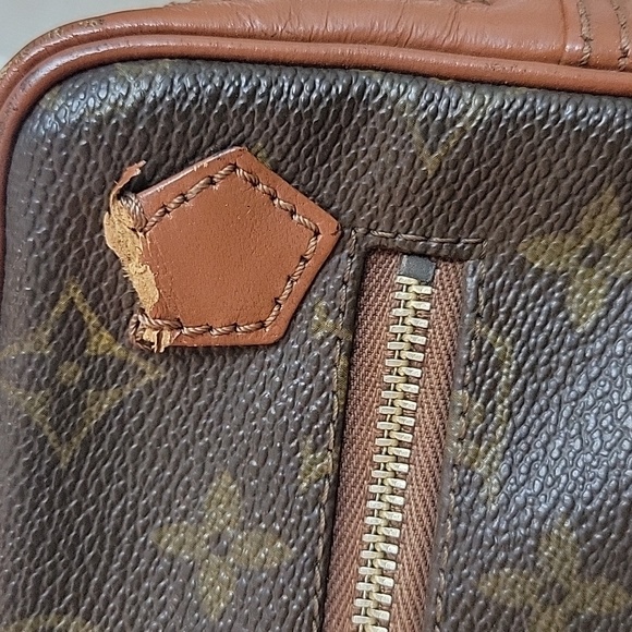 Vintage (project bag) jLouis Vuitton 70s Monogram Pochette Wristlet Clutch - Picture 8 of 14